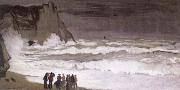 Claude Monet Rough Sea at Etretat oil painting picture wholesale